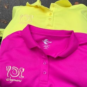wegmans uniform shirts!!!! $8 for both!!